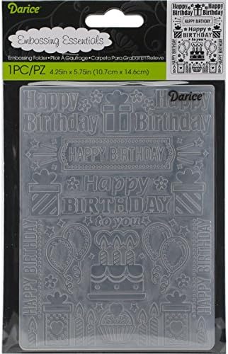 Darice Embossing Folder, Snowflake, Template for Adding Texture and Dimension to Scrapbook Pages, Christmas Cards and Other Papercraft Projects, 5" x 7" 1218-97