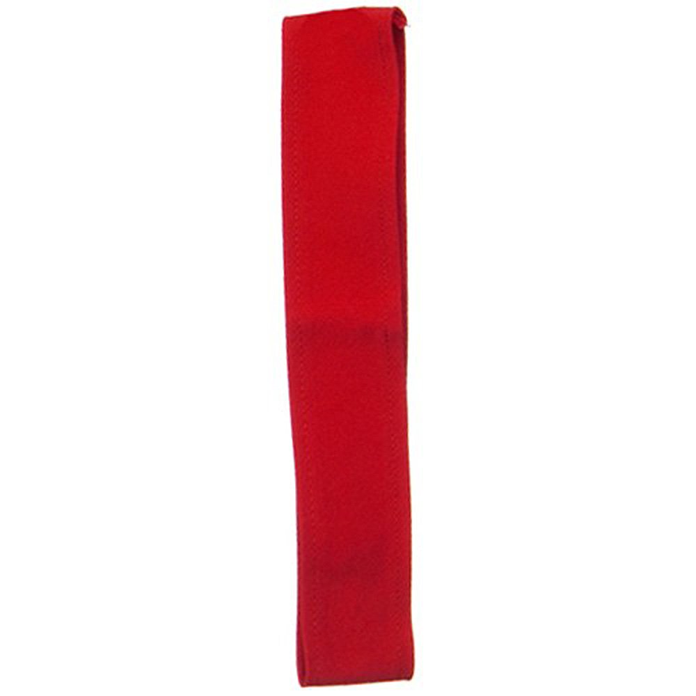 e4Hats.com Stretchable Brushed Twill Hat Band - Red, 11 Inches, OSFM
