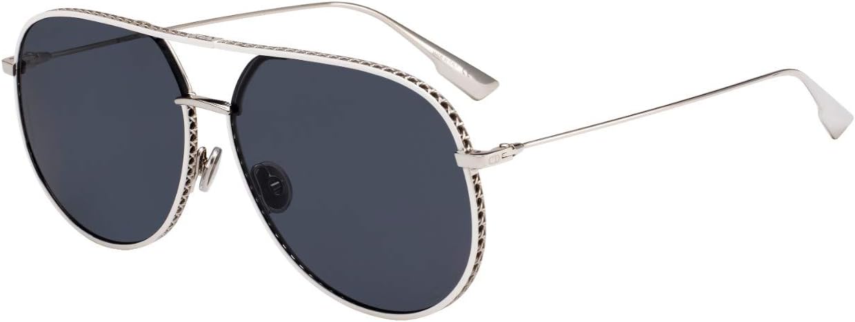 Dior Pilot Sunglasses DiorByDior 0102K Palladium/White 60mm