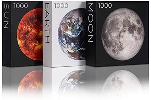 BLUE KAZOO PUZZLES EARTH + MOON + SUN JIGSAW PUZZLE GIFT SET