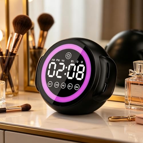 Altavoz reloj luz RGB para transformar tu dormitorio al dormir 3