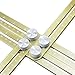 Wondruz Multi Angle Measuring Ruler, Premium Aluminum Alloy Ultimate 836 Template Tool/Layout Tool Measurement for Handymen, Builders, Craftsmen, DIY-ers (Golden)