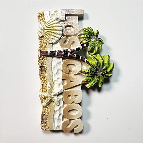 Imán decorativo para refrigerador Los Cabos México miniatura 6