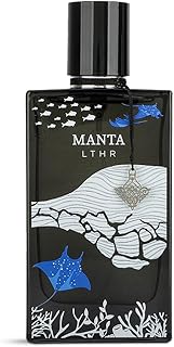 عطر مانتا ليذر او دي بارفان، عطر يدوم طويلًا للنساء والرجال، رائحة منعشة من ابراهيم القرشي، عبوة سعة 75 ملليلتر