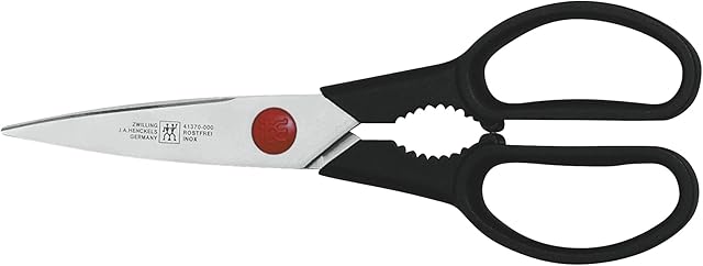 Zwilling 41370-001-0 Multi-Purpose Scissors, Universal Scissors, Length: 21 cm, Stainless Special Steel/Plastic, Twin L, Black