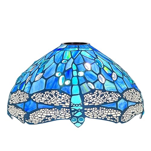 Dragonfly Lamp Shade Replacement Only 12 Inch Tiffany Style Stained