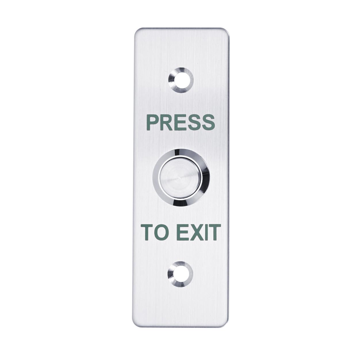 Push to Exit Button for Door Access Control Waterproof Stainless Steel Shell with Back Mounted Box 4 Contact Output
