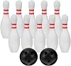 SToddmomy Plastic Bowling Set for Kids, 1 set Indoor & Outdoor Garden Games, Children's Activity Toys for Hand-Eye Coordination, Fun Family Play Gift for Ages 3+, 22cm