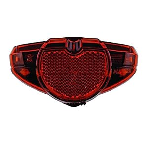 AXA 1 x achterlicht Spark achterlicht, rood