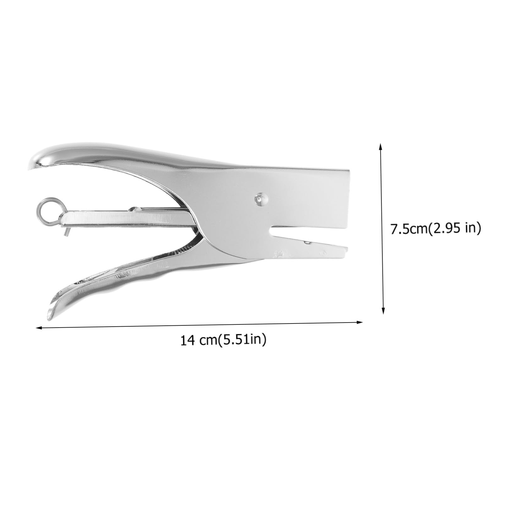 VILLCASE 4 Pezzi 20 Fogli cucitrice a pinza cucitrice d'argento da tavolo scolastica maniglia cartelline faldoni portadocumenti cartellina manuale