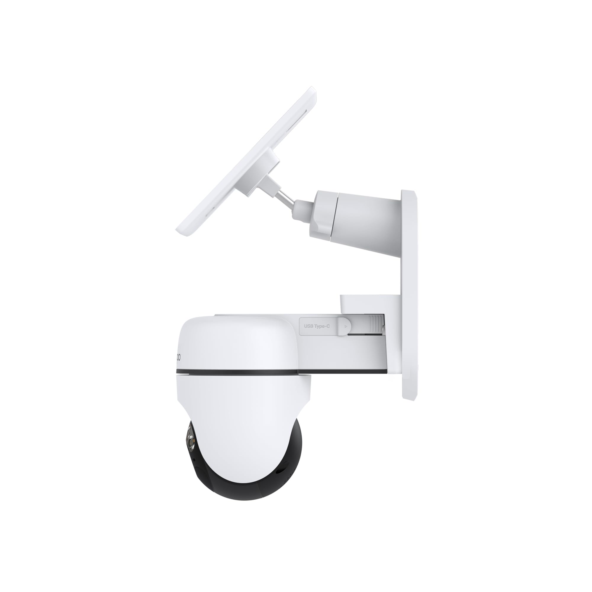 Tapo C630 KIT 3K 5MP Telecamera Wifi Esterno Senza Fili con Pannello Solare, 360° PTZ Videocamera Sorveglianza a Batteria 6700mAh, Visione Notturna a Colori, Rilevamento/Tracciamento AI, IP65
