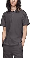 Vista 1 de Calvin Klein Polo de algodón liso con logotipo de monograma para hombre