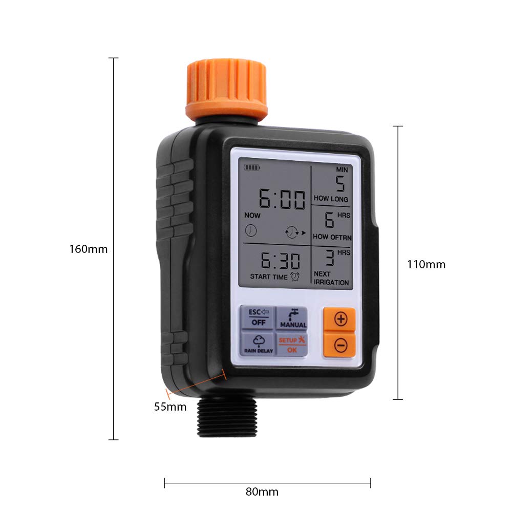 Intelligente Timer Giardino Sistema di Irrigazione Regolatore Elettronico di Irrigazione Computer per Facile Automatica Ir