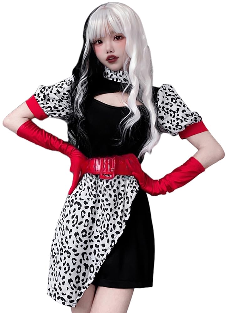 (大人用)ダルメシアン　ハロウィンコスプレ ダルメシアン 衣装 コスチューム コスプレ 仮装 ハロウィン