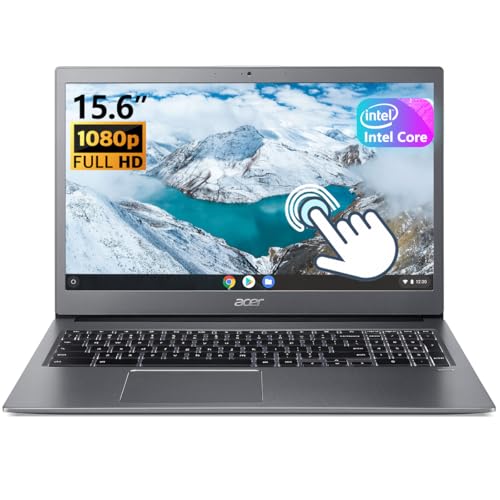 acer Chromebook Enterprise 715 CB715-1W Touchscreen Laptop, Core i3-8130U, 15.6”FHD(1920x1080) Display, 4GB RAM, 128GB SSD, WiFi, Chrome OS (Renewed)