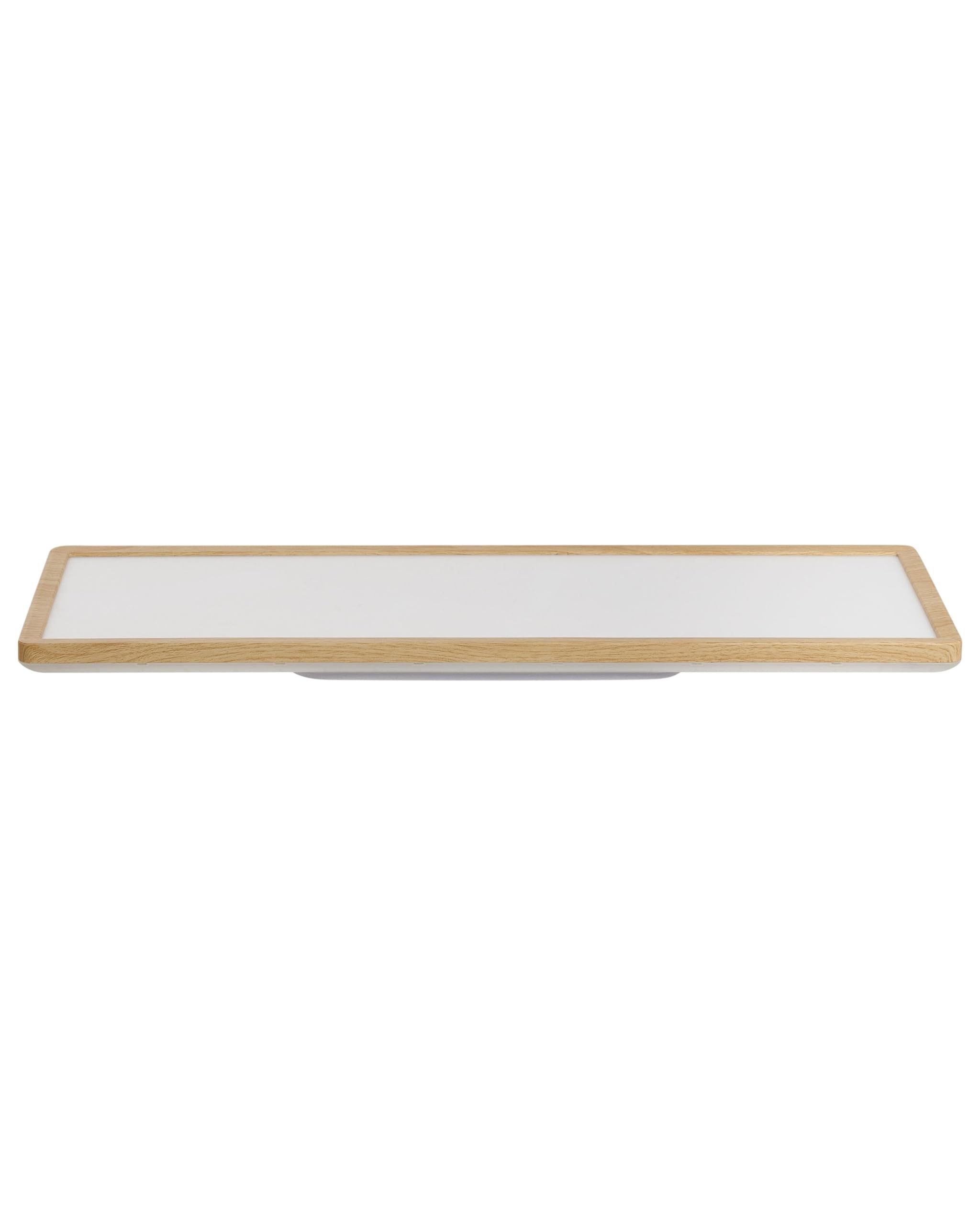 Lampa sufitowa płaska plafon LED panel natynkowy jasnobrązowy Ardenza
