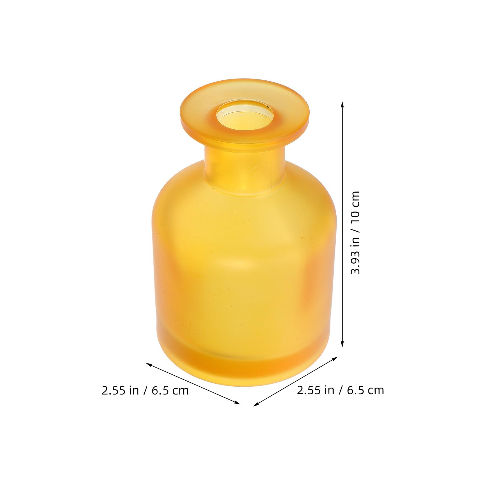 3 puste szklane butelki do dyfuzorów - 130 ml/4,5 uncji, wielokrotnego napełniania, słoiki do aromaterapii - małe pojemniki na perfumy z olejkami eterycznymi do domu, biura, deski