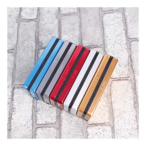 Preisvergleich Produktbild HenShiXin Pipe Creative Persönlichkeit Zigarette Fall Slim Metall Zigarette Box Aluminium Geschenkbox Zigarettenhalter Halter (Farbe: Mehrfarbig)