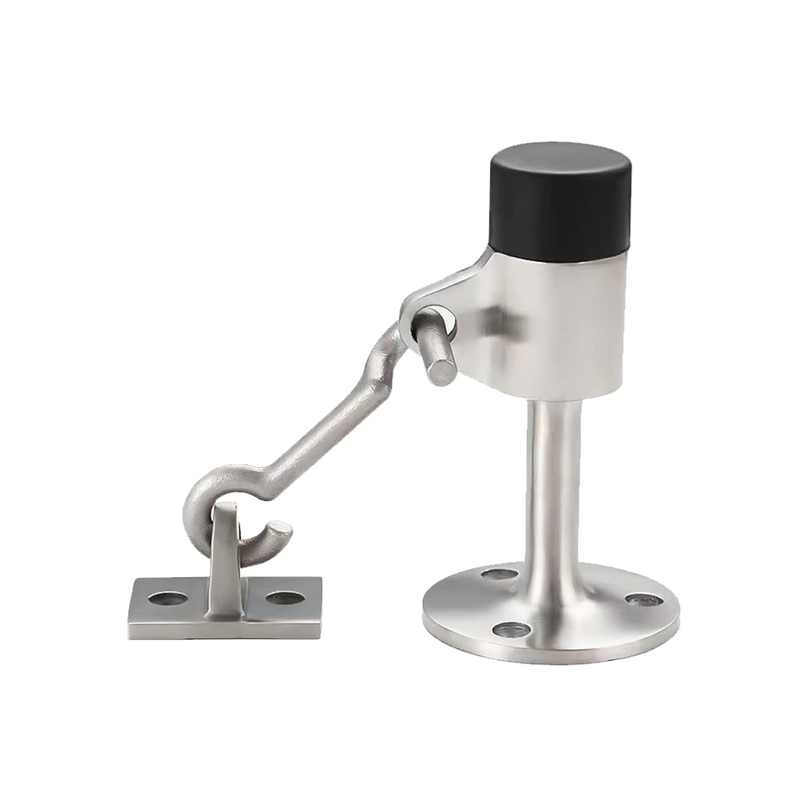 Lxjlxd Silver Purpose 304 Stainless Steel Door Hook & Stoppers Prevents Wall Damage & Keep Open For Humid Coastal Areas Rustproof Block