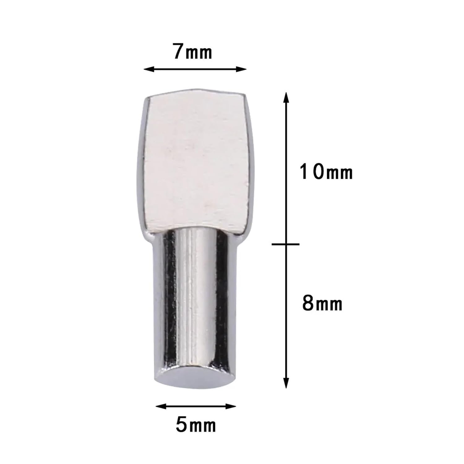 Shelf Support Pegs 160pcs Shelf Support Pegs Cabinet Closet Laminate Pins Glass Nickel Plated Pin Fixing Bracket for Shelves