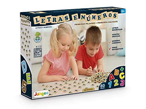 Letras e Números 80 Peças - Junges