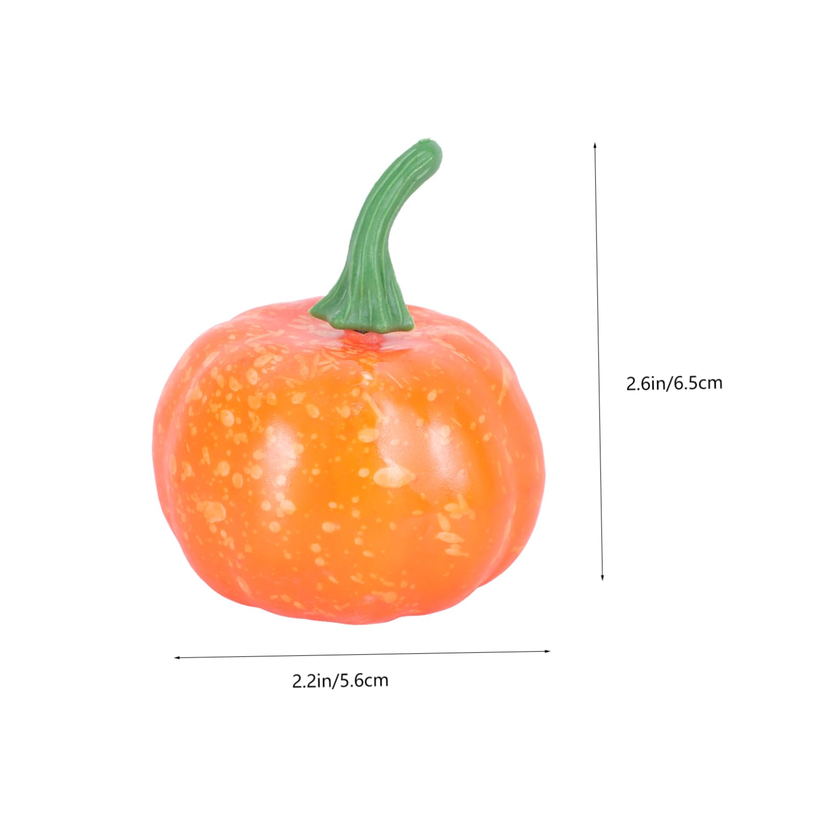 PRETYZOOM 50 Stück Künstlicher Kürbis Tischplatte Kleiner Kürbis Künstliches dekor -Fotografie-stütze Mini-Requisiten Halloween-Requisiten Simulations Yellow Plastik