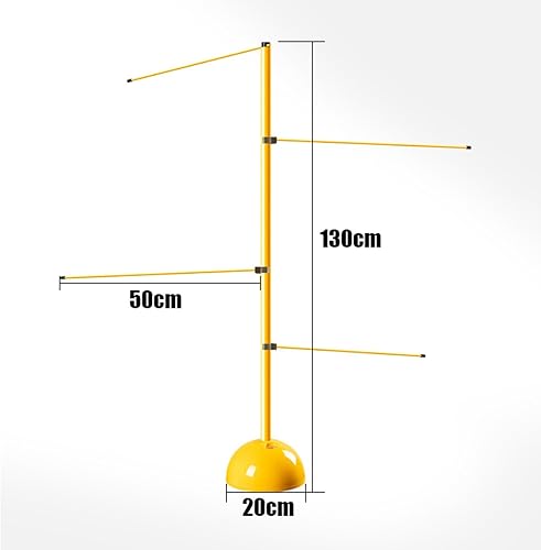 Miniatura 4 de B Baosity Bastones de entrenamiento de fitness para baloncesto, suministros deportivos, poste de agilidad para gimnasios, estadios, actividades al