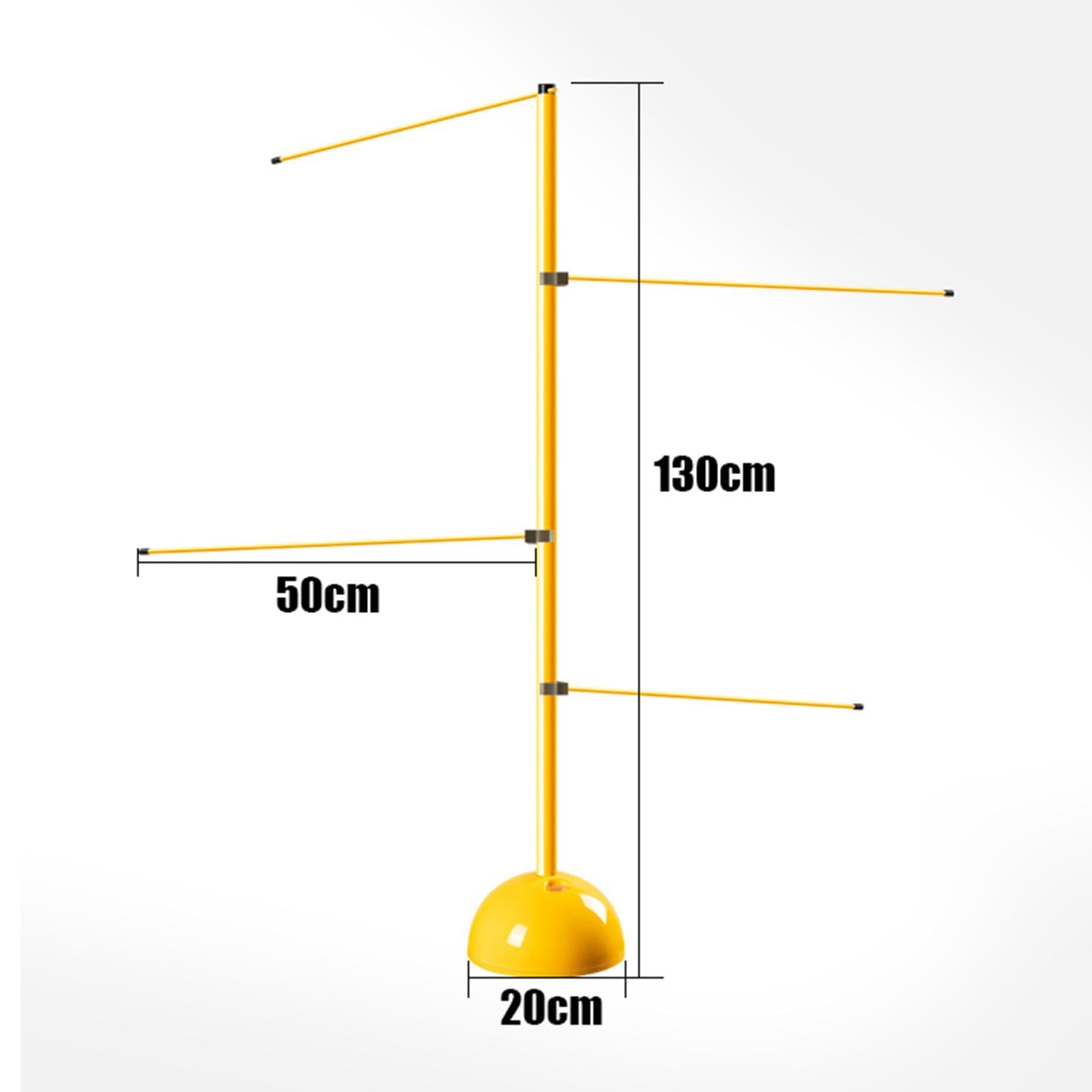 kowaku Basketball Fitness Training Sticks Agility Pole Adjustable Dribble Training Basketball Equipment for Teams Women Men School