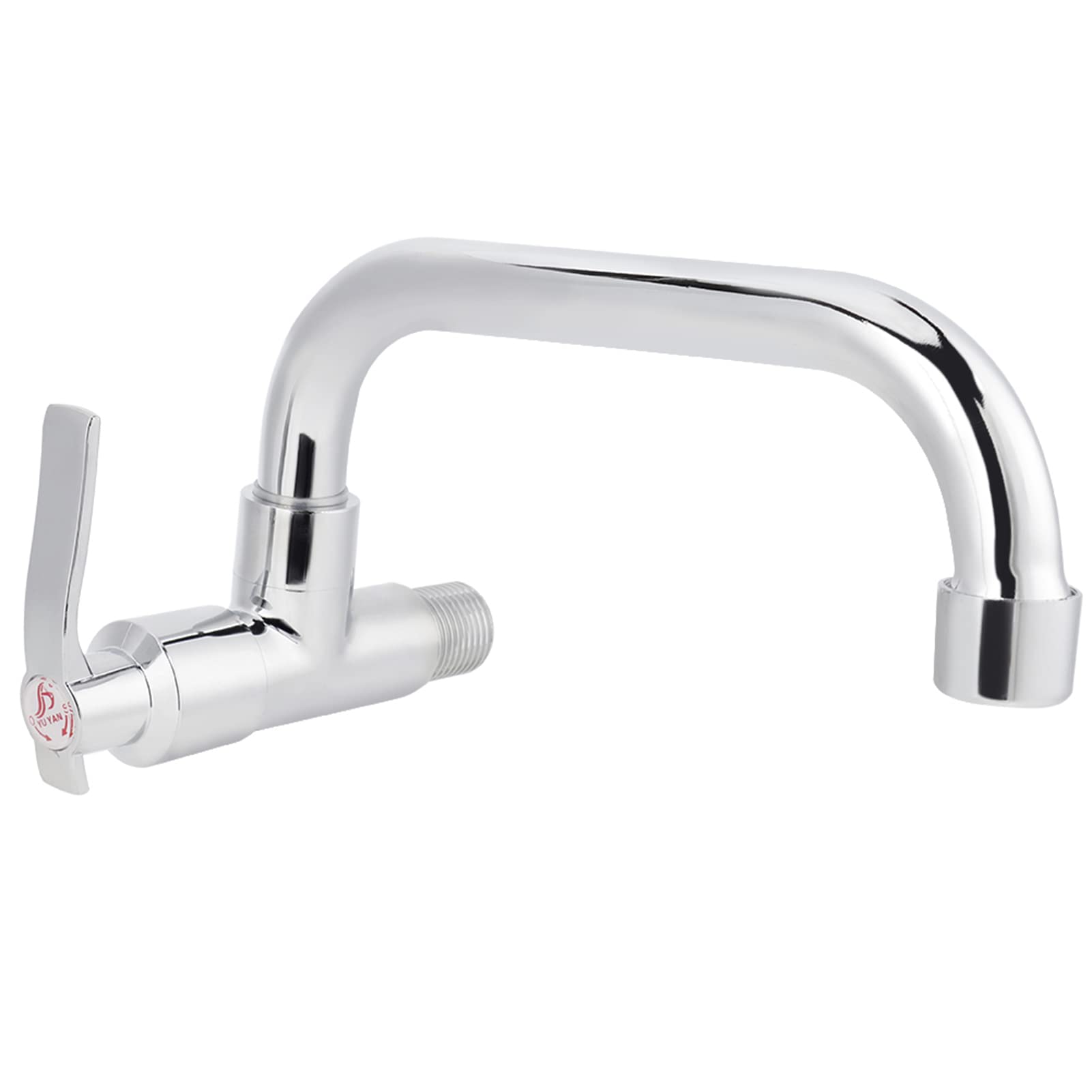 Water Faucet G1 2in Wall Mounted Single Cold Water Tap Sink Water Faucet for Home LQ-3093 20cm