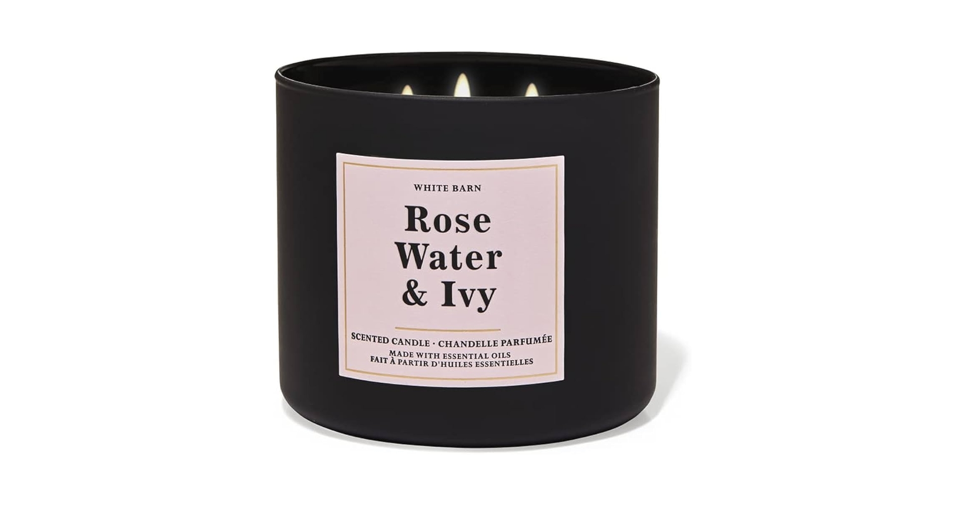 アロマグッズ Bath & Body Works Rose Water Ivy Candle White Barn