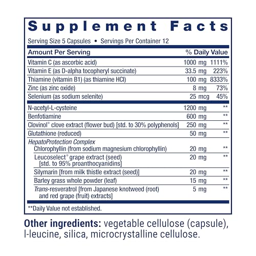 Life Extension Anti-Alcohol Complex, 60 Capsules - image 3