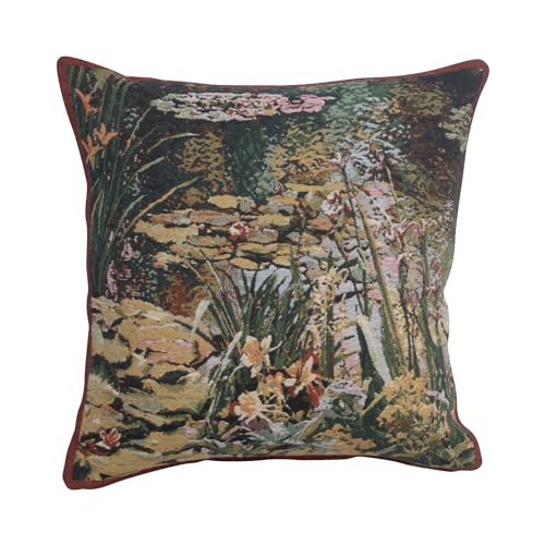 Charlotte Home Furnishings Couch Throw Pillow Cover 17x17 in, Yellow