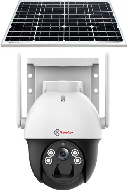 Trueview 4G Sim 4Mp Solar Powered CCTV Security Camera