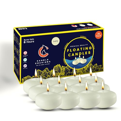 Bougies flottantes pour centre de table de mariage et décoration de soirée romantique
