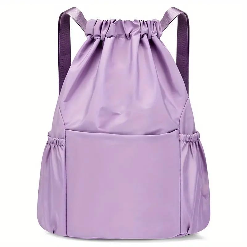 Mochila Bolsa Feminina masculina Leve Moderna Estilosa Escola Faculdade Academia Trabalho Viagem Passeio Dia a Dia (lilas)