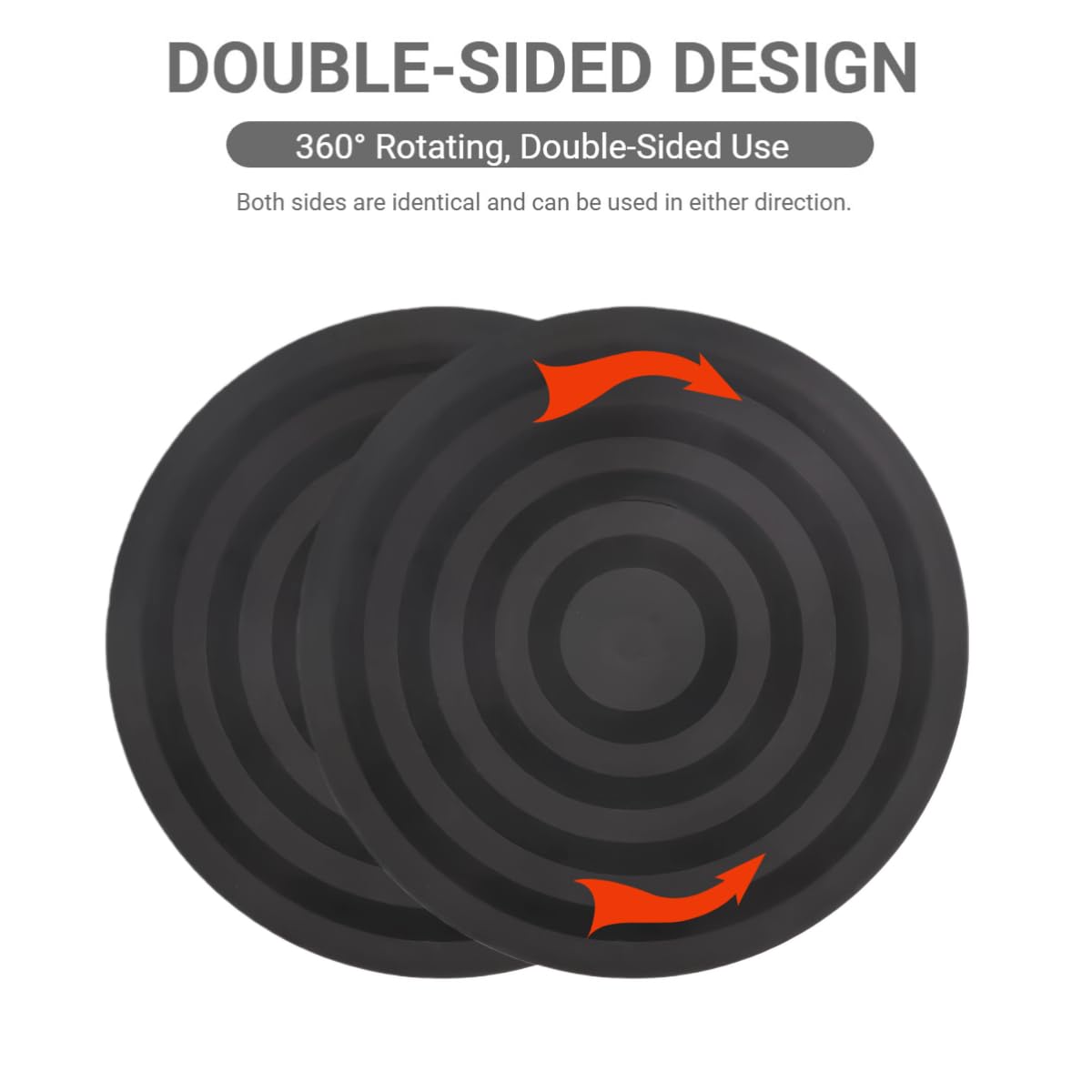Heavy Duty Tourne-Disque Rond Rotatif,Plateau Tournant Universel Noir,Support Plaque Tournant Rotatif pour Travaux Manuels,Aérographe,Peinture,Téléviseurs à Écran Plat,Haut-parleurs