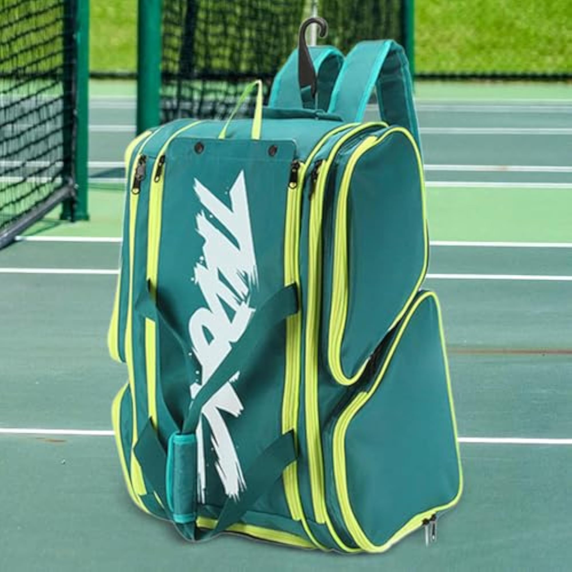 Green Pickleball Paddle Bag for Outdoor Activities