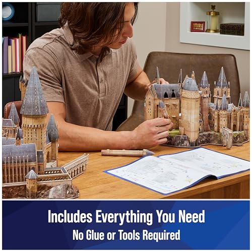 4D Build, Harry Potter Deluxe Hogwarts Castle with Astronomy Tower & Great Hall Over 2ft. Wide Model Kit 384 Pcs | 3D Puzzles for Adults & Teens 12+ by 4D Build - Image 5