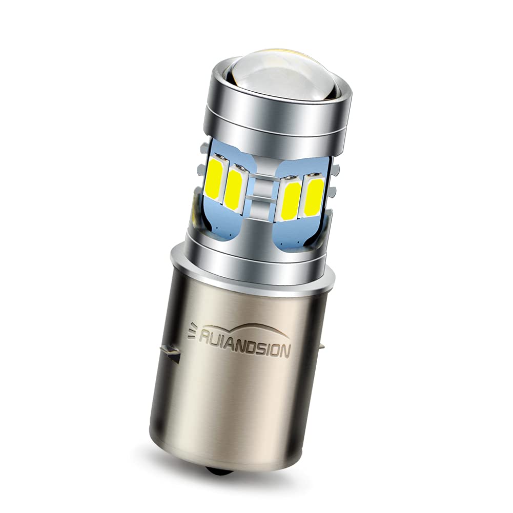 Lampadina LED P26S Per Moto - 12V, Super Luminosa, 56 LED, Bianco 6000K - Foto 2