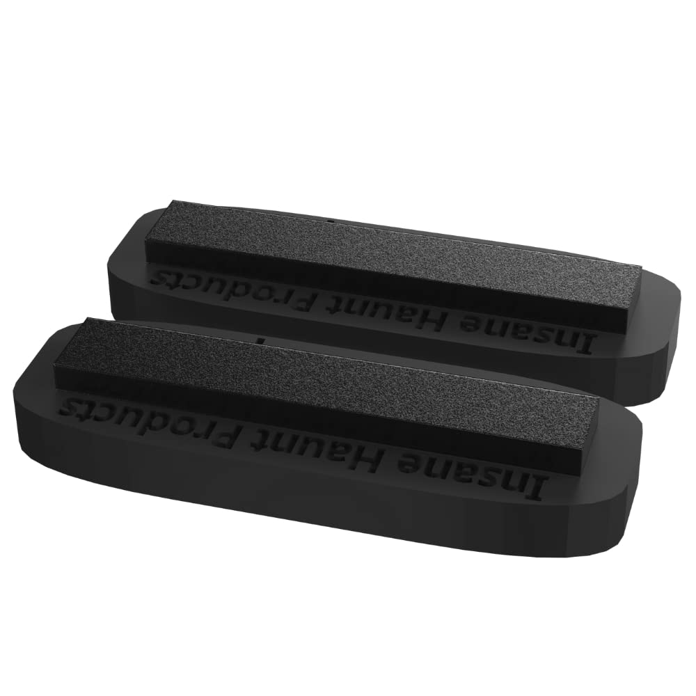 Insane Haunt Productions Extreme Hand Strips, 1 Pair Protective Sliding Sparking Gear with 3in Square Shape Flint Rods for Sliders, Longboards, and