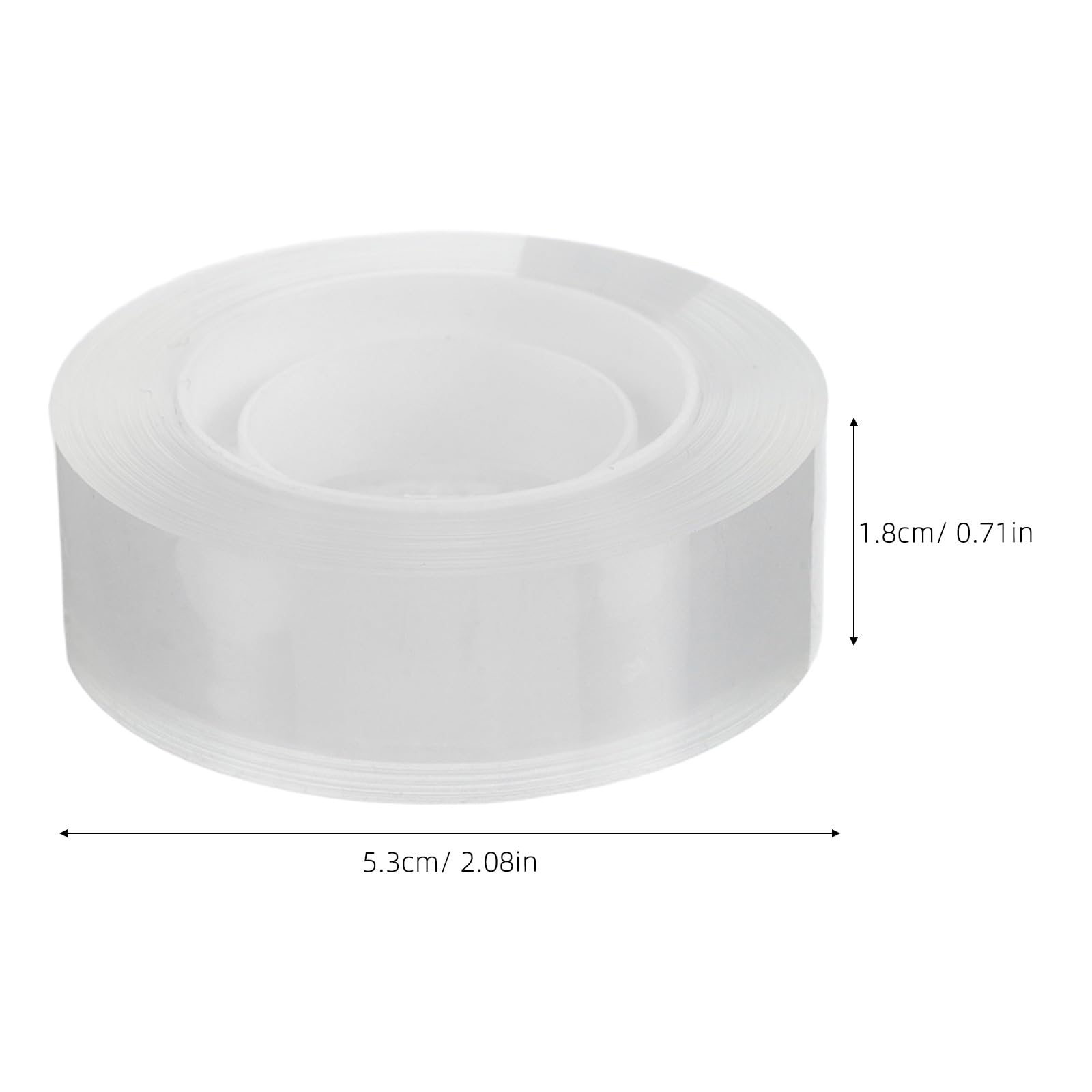 DOITOOL 48 Rollos Cinta Adhesiva Transparente Recarga Fácil de Manualmente Fuerte Adhesión para Oficina Escuela Suministros de Papelería