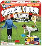 Obstacle Course in A Box - Indoor & Outdoor Game with 54 Fun Physical Challenges for 1 or More Players