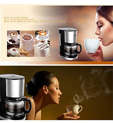 DERUKK-TY Kaffeemaschine Filter ,Automatische Tropfglas Kaffeekanne Edelstahl Haushaltsisolierung Amerikanische Kaffeemaschine – Bild 4