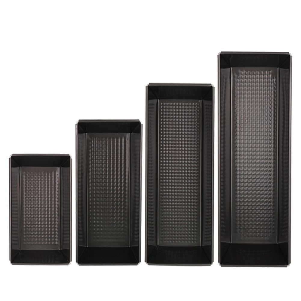 CTRLZS Carbon Steel Kitchen Baking Mold Home-Rectangular Toast Mould Non-Stick Cake Bread Loaf Pan Tray Bakeware Baking Pan Easy to Use