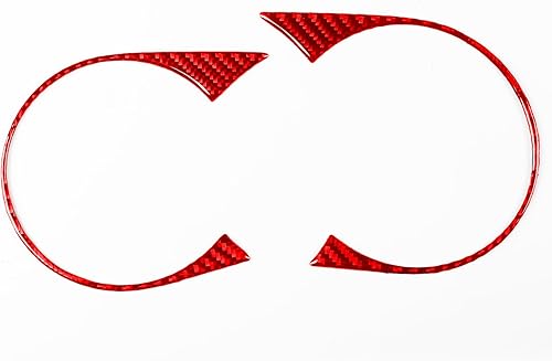 UOADA 2 unids velocímetro coche marco ajuste medidor de aceite cubierta tacómetro calcomanía calcomanía odómetro compatible con Toyota Tacoma 2009