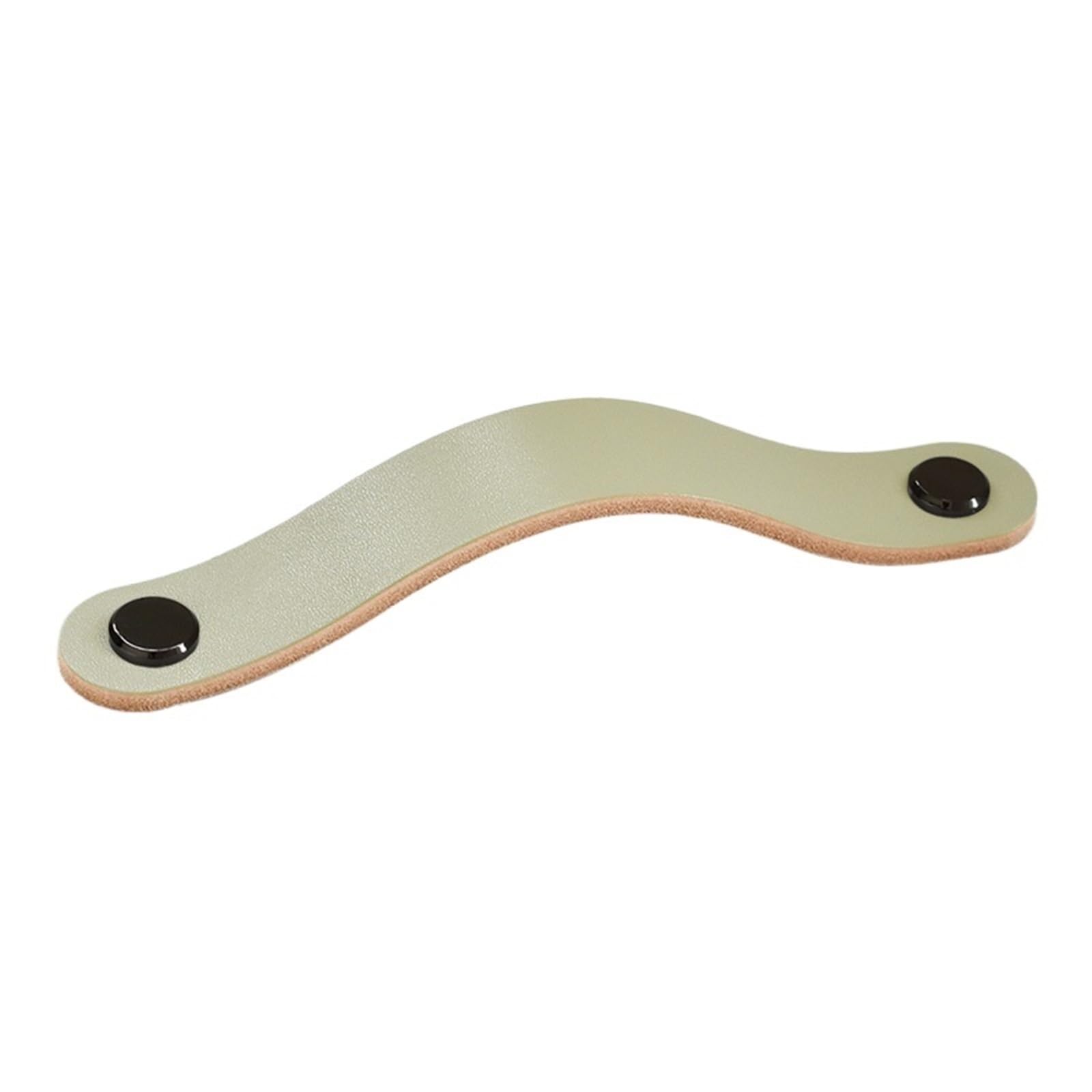 Wyqxty Black Leather Cabinet Handles Leather Drawer Pulls Multicolor 96-160Mm(,128Mm)