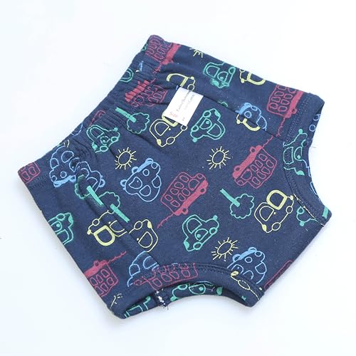 Image of Baby Padded Underwear - Soft Cotton Potty Training Pants for Toddlers, Washable & Reusable, Leak-Proof Training Underwear for Boys & Girls