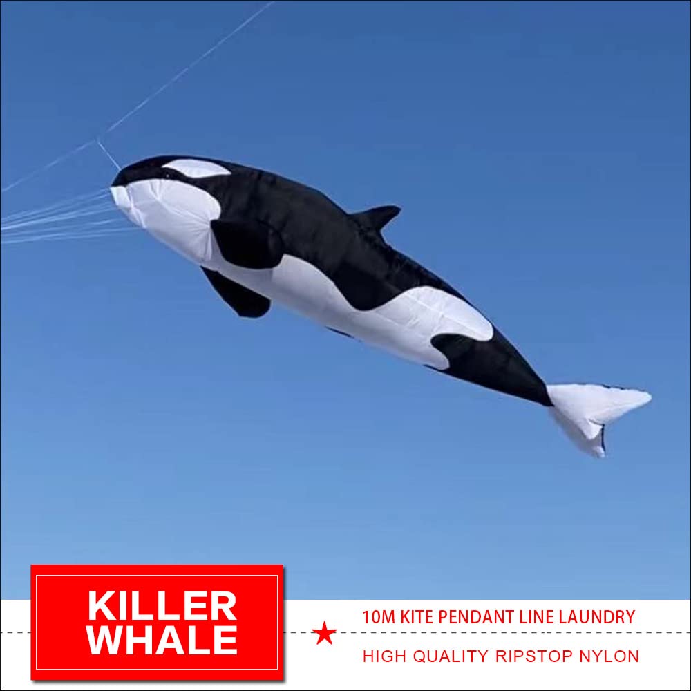 Soft Inflatable Killer Whale Kite Pendant for Adults Giant