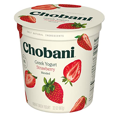 Chobani® Strawberry Non-Fat Greek Yogurt 32oz - Thumbnail 3