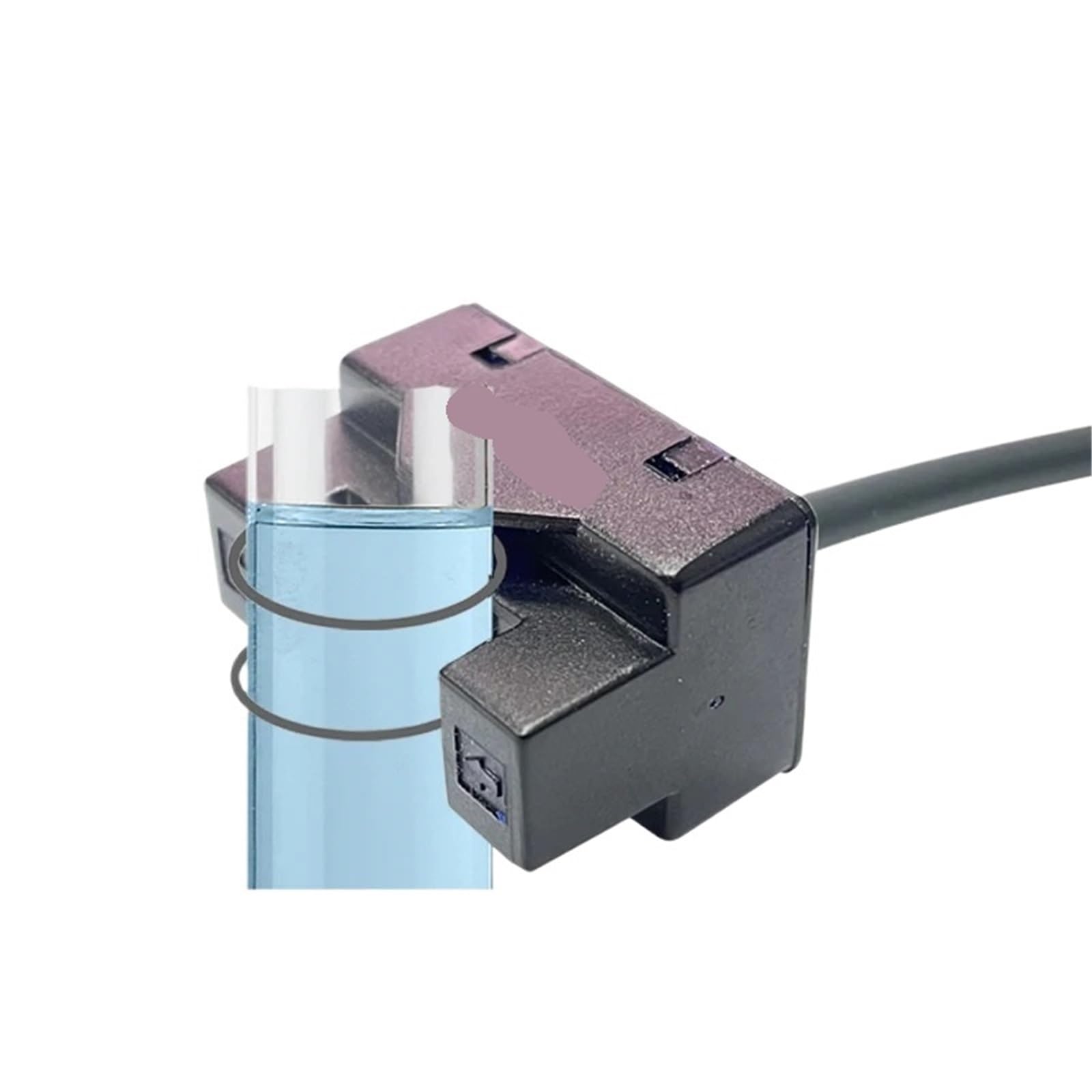 Mikroczujnik fotoelektryczny do montażu na rurze z wbudowanym wzmacniaczem RX-C613 12-24 V DC NPN